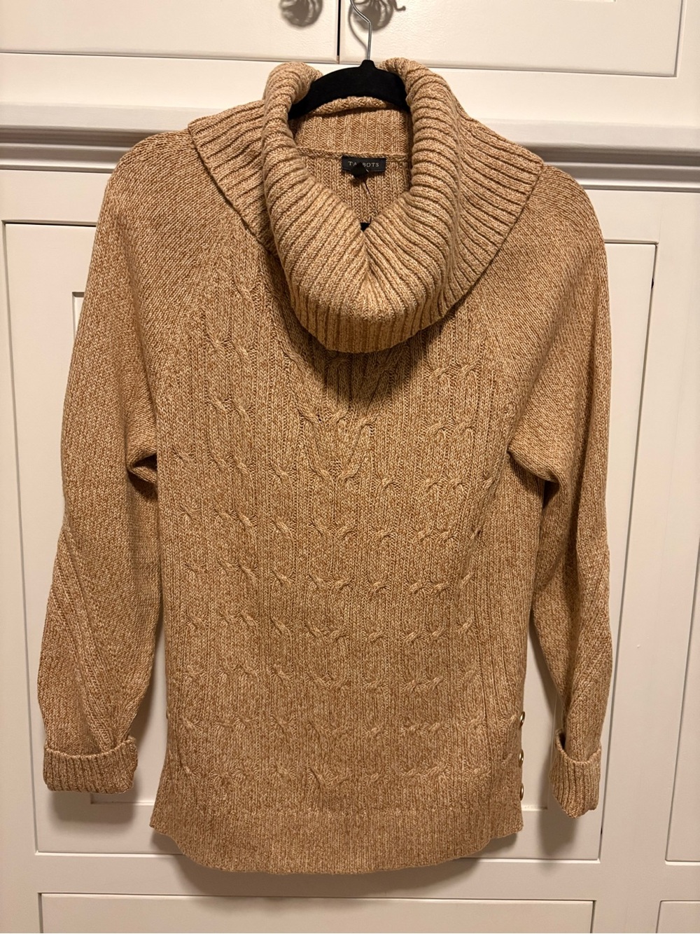 Talbots Cable Knit Cowl Neck Sweater - NWT